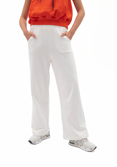 Брюки ШИРОКИЕ unisex (Белый)
