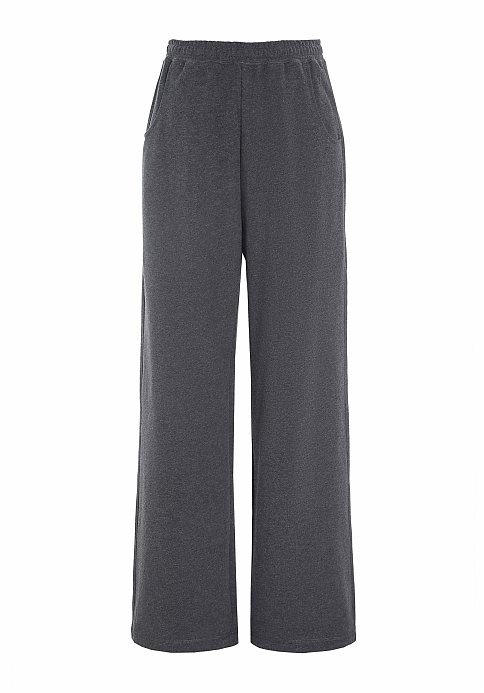 Брюки ШИРОКИЕ unisex (Темно-серый)